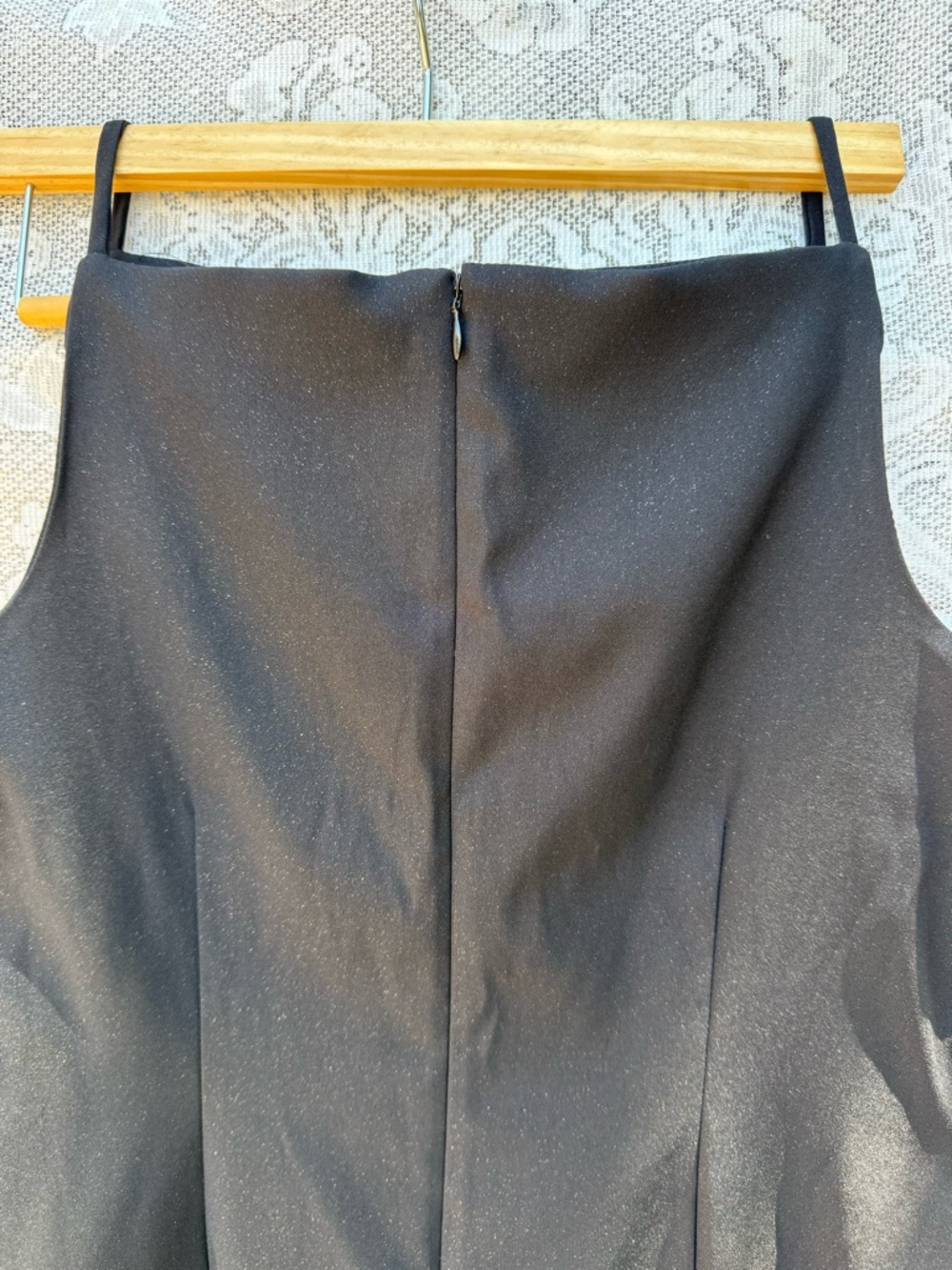 Amanda Smith Petite Elegant Classic Black Dress - Picture 5 of 6
